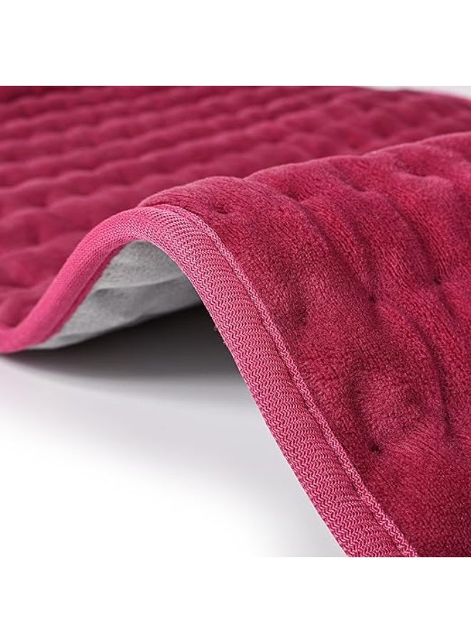 وسادة تسخين كهربائية متطورة للعلاج الحراري (جاف ورطب) - كمادة حرارية بمستويات حرارة متعددة ومؤقت ذاتي لتخفيف آلام الظهر والمفاصل والعضلاتDual Heat Options: Supports both dry heat for general relaxation and moist heat for deeper muscle penetration. - Image 2